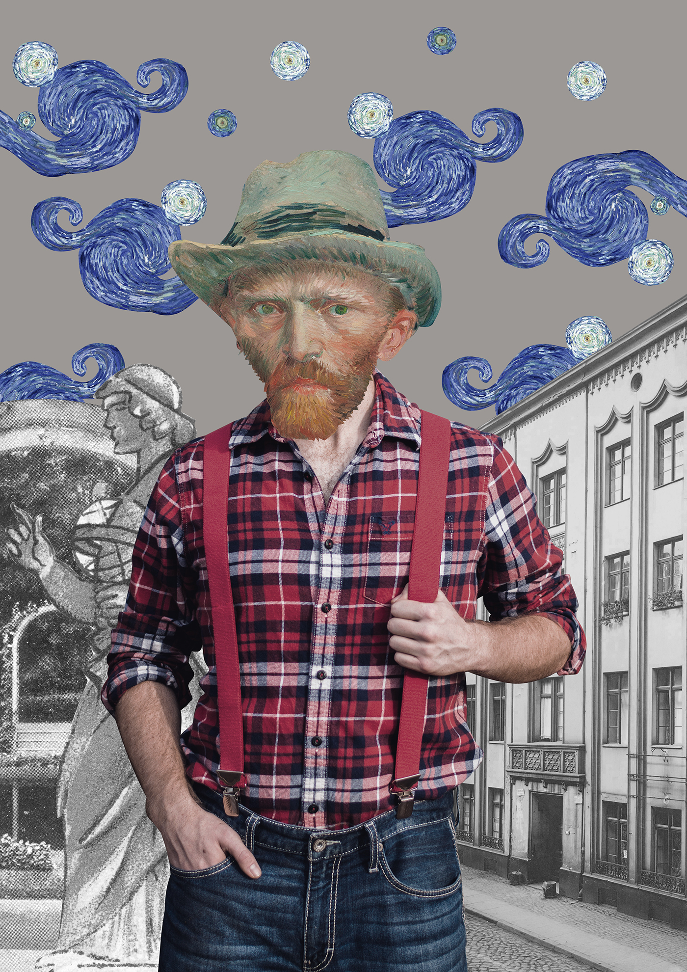 Personalizowany kolaż, plakat dekoracyjny "Vincent van Gogh"