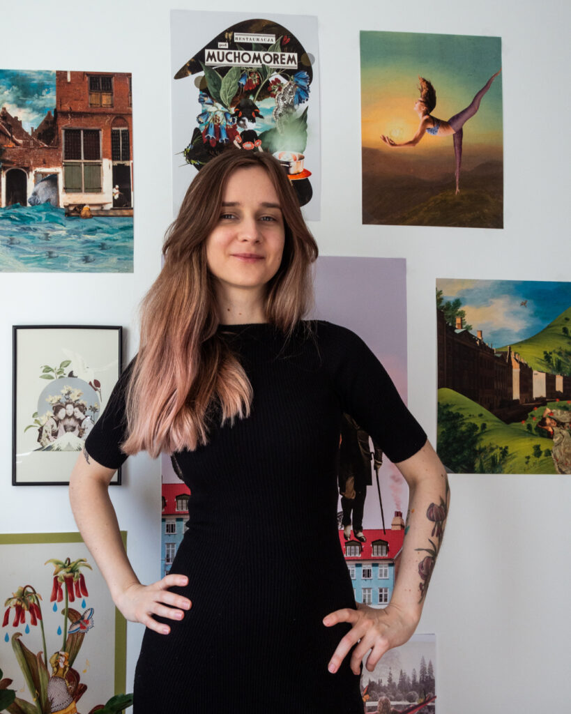 Patrycja Lewandowska - Into collage / kolaże, ilustracje, plakaty, grafiki